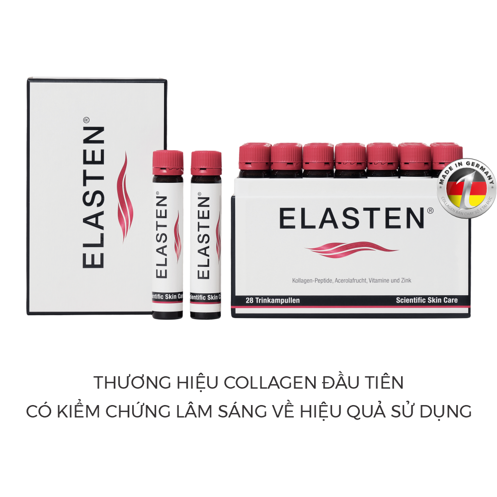 Nước Uống Collagen Elasten Thủy Phân 28 Ống x 25ml