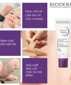 Kem dưỡng phục hồi da và làm dịu làn da tổn thương Bioderma Cicabio Crème 40ml