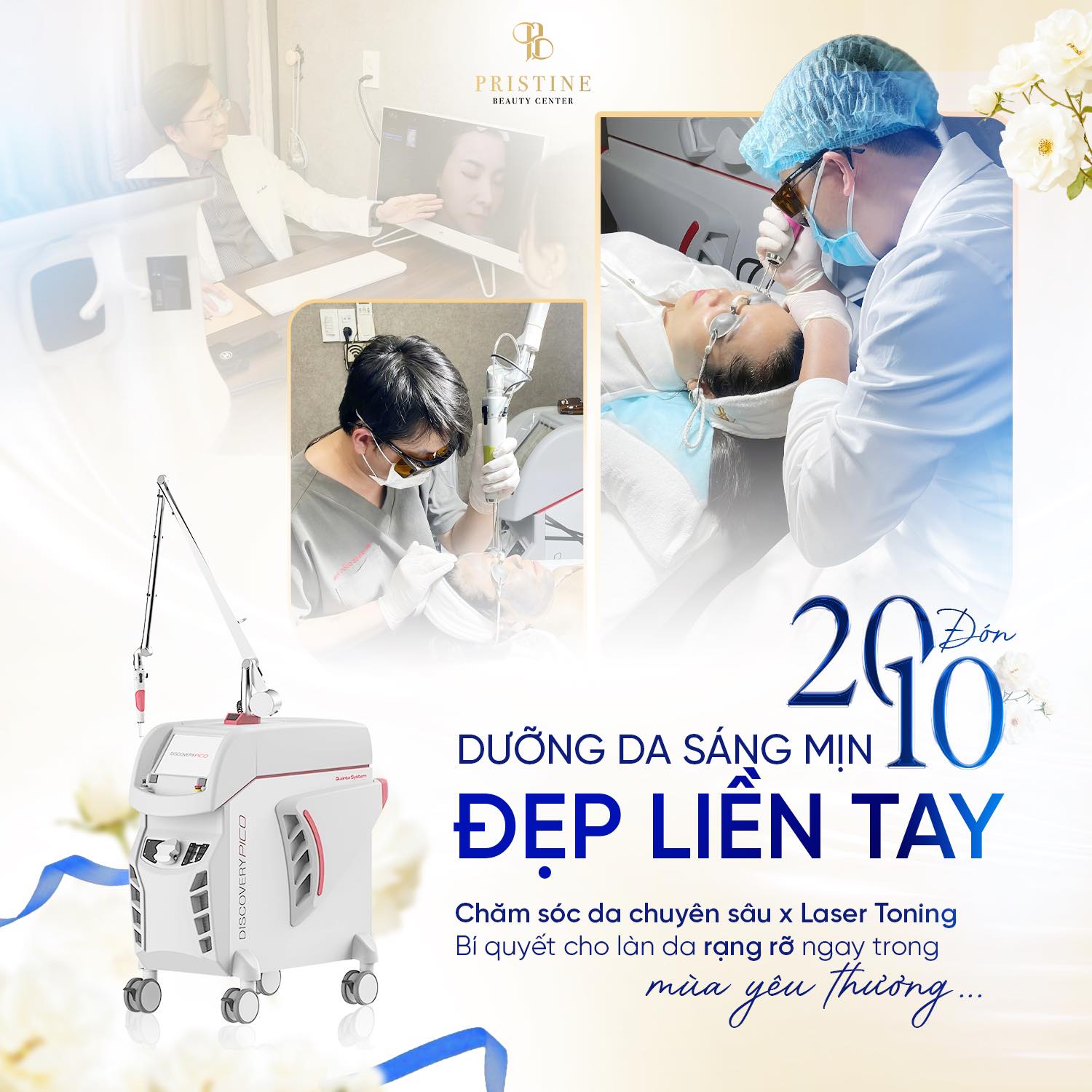 Discovery Pico Toning - Làn da sáng bật tone chỉ sau 1 liệu trình 3 Discovery Pico Toning mang lại hiệu quả cao và độ an toàn cao