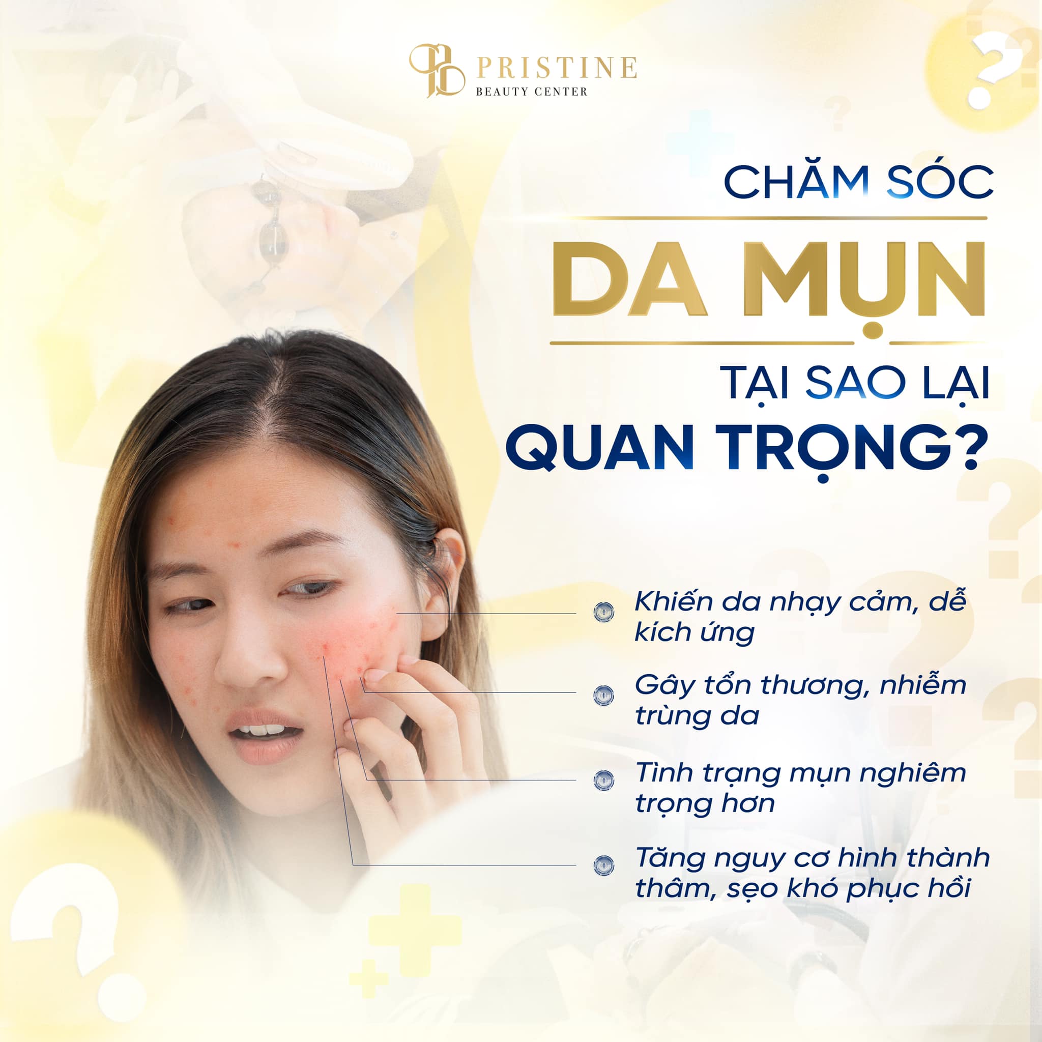 Chăm sóc da mụn đúng cách