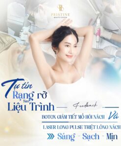 Triệt lông vùng da dưới cánh tay