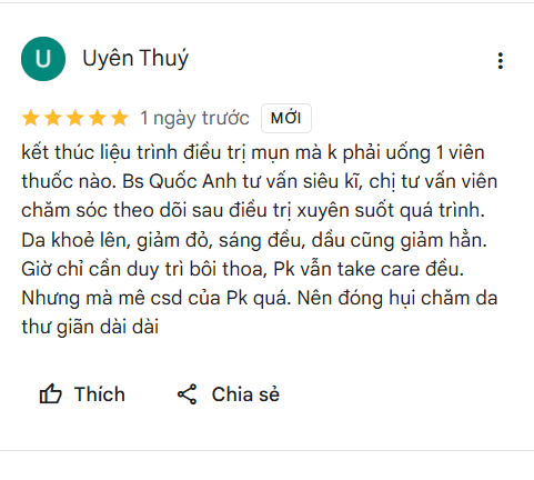 Danh-gia-Google-map-pristine-dieu-tri-mun-1