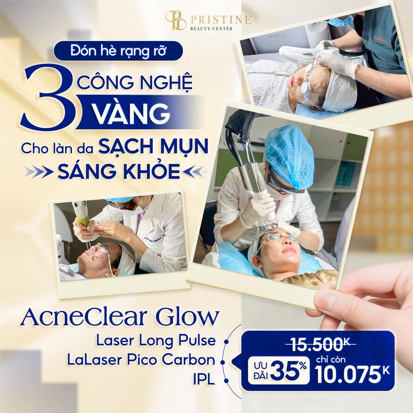 Nơi Điều Trị Mụn Uy Tín Tại Biên Hòa Chuẩn Y Khoa Toàn Diện 4 Ứng dụng công nghệ hiện đại hàng đầu như Laser Discovery Pico, IPL...