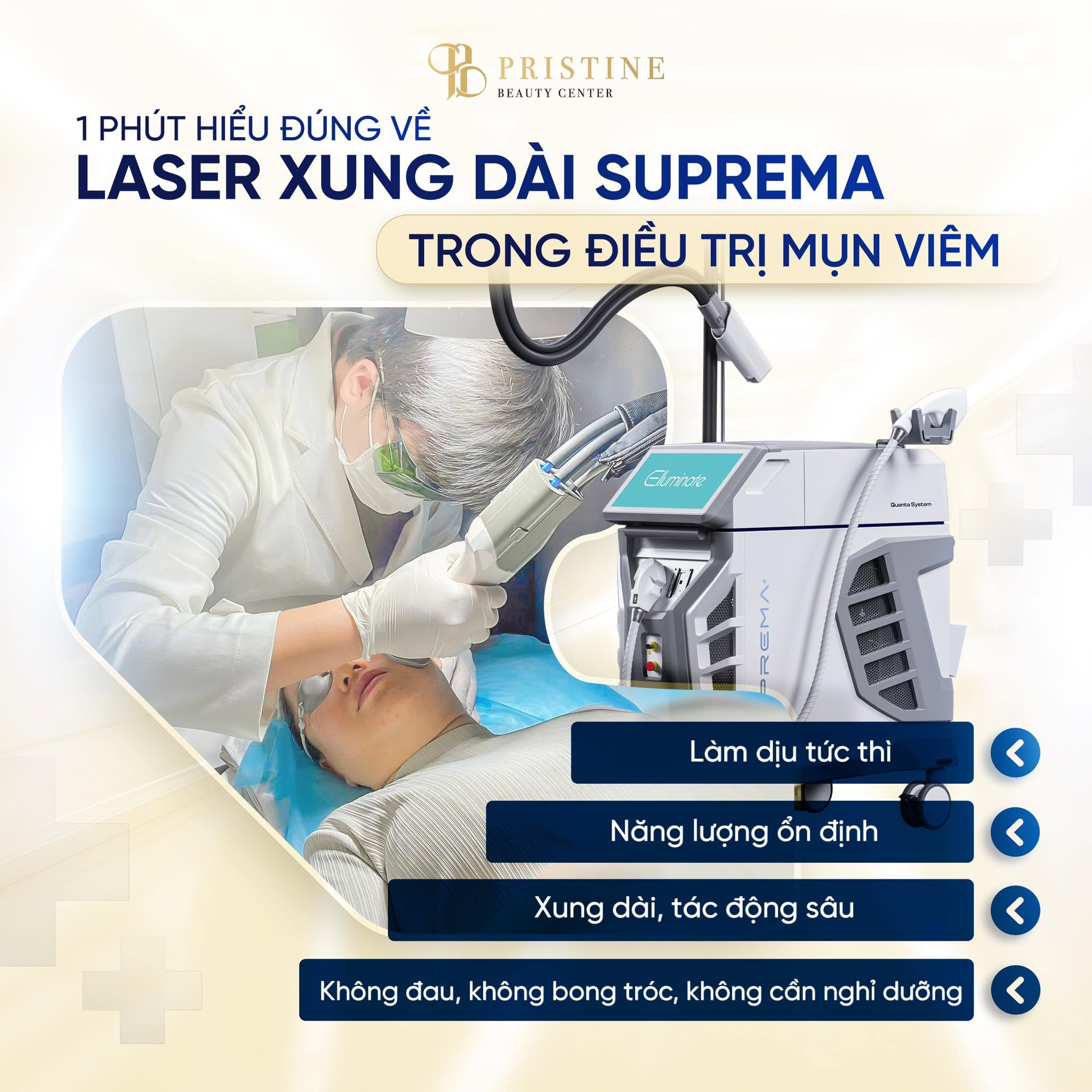 Laser Long Pulse trong điều trị mụn viêm