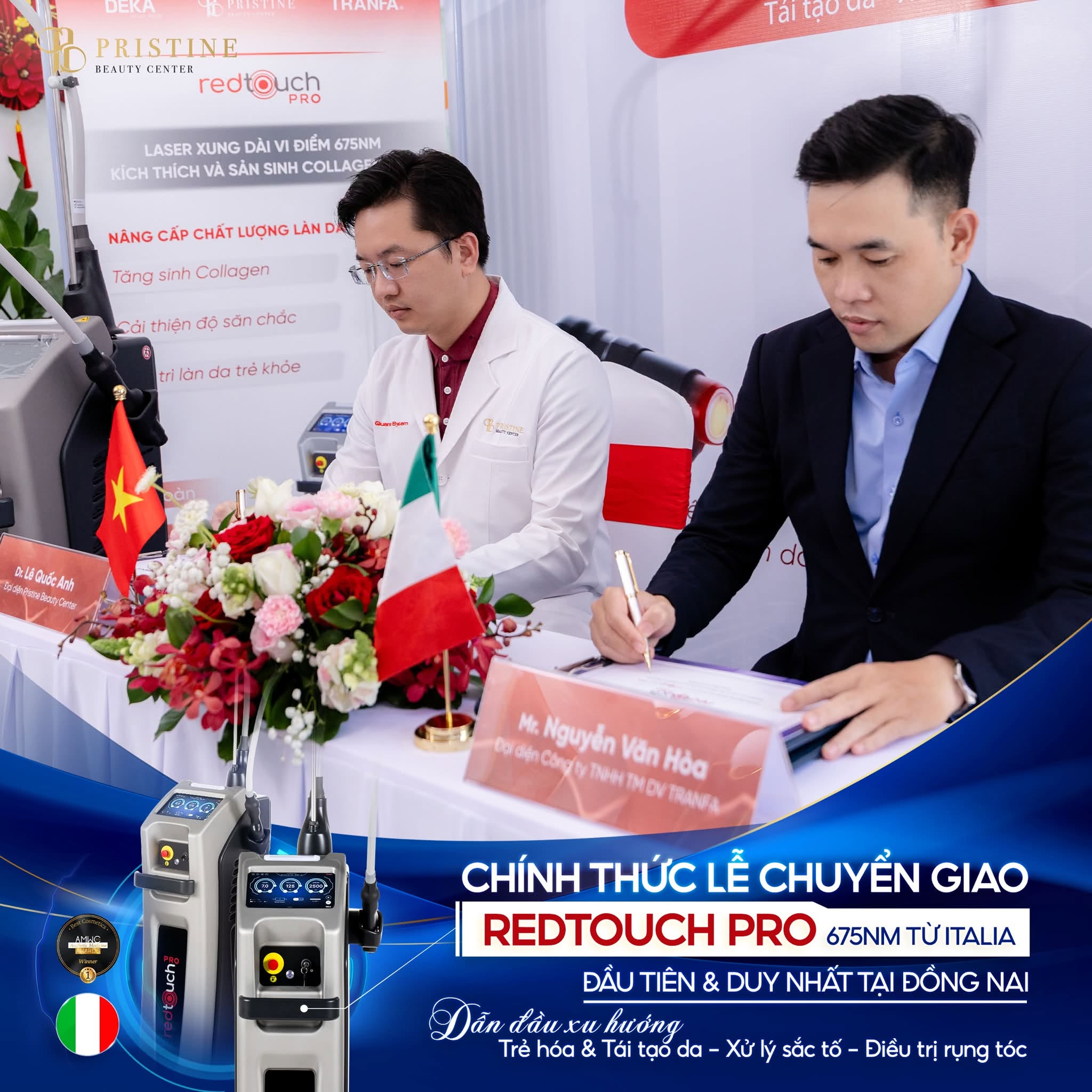 REDTOUCH PRO ngăn ngừa các dấu hiệu lão hóa, mang đến giải pháp trẻ hóa hiện đại
