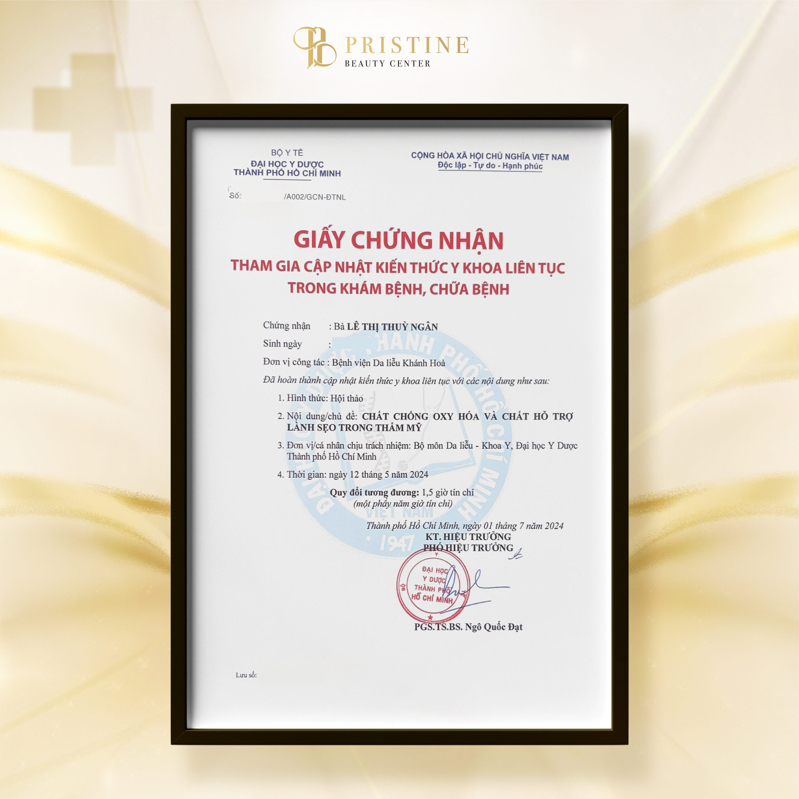 Giới thiệu về Bác sĩ tại Pristine