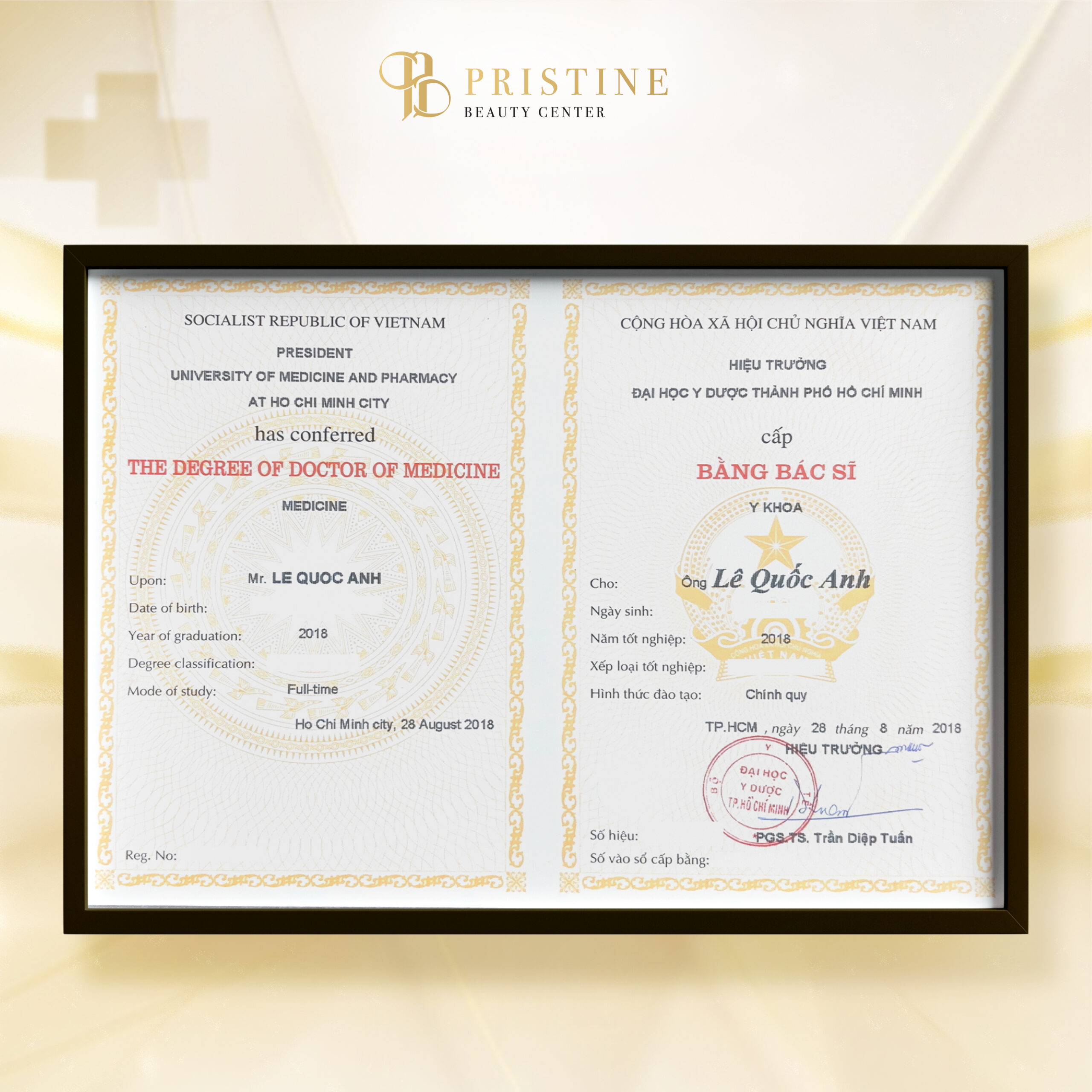 Giới thiệu về Bác sĩ tại Pristine
