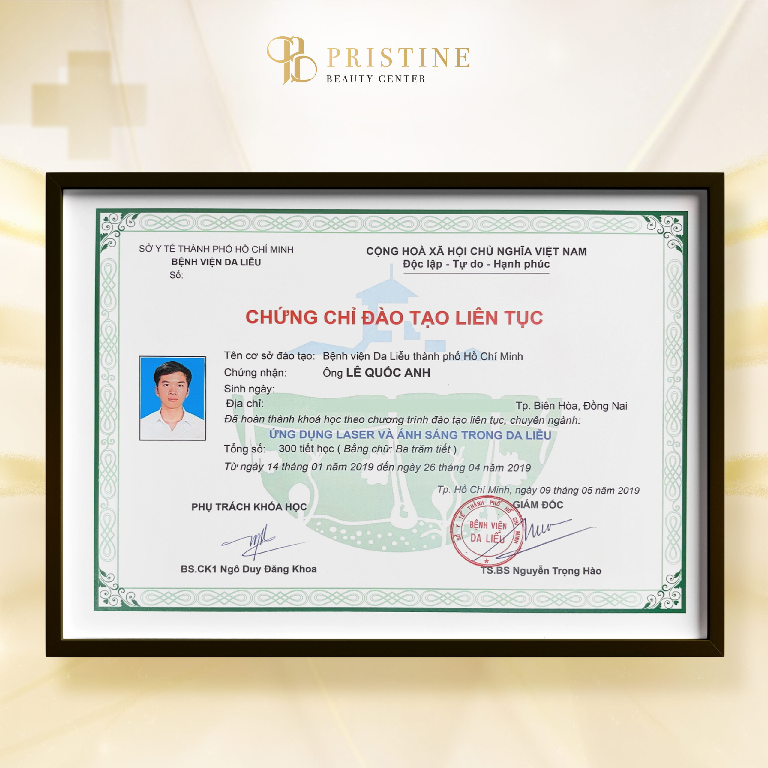 Giới thiệu về Bác sĩ tại Pristine