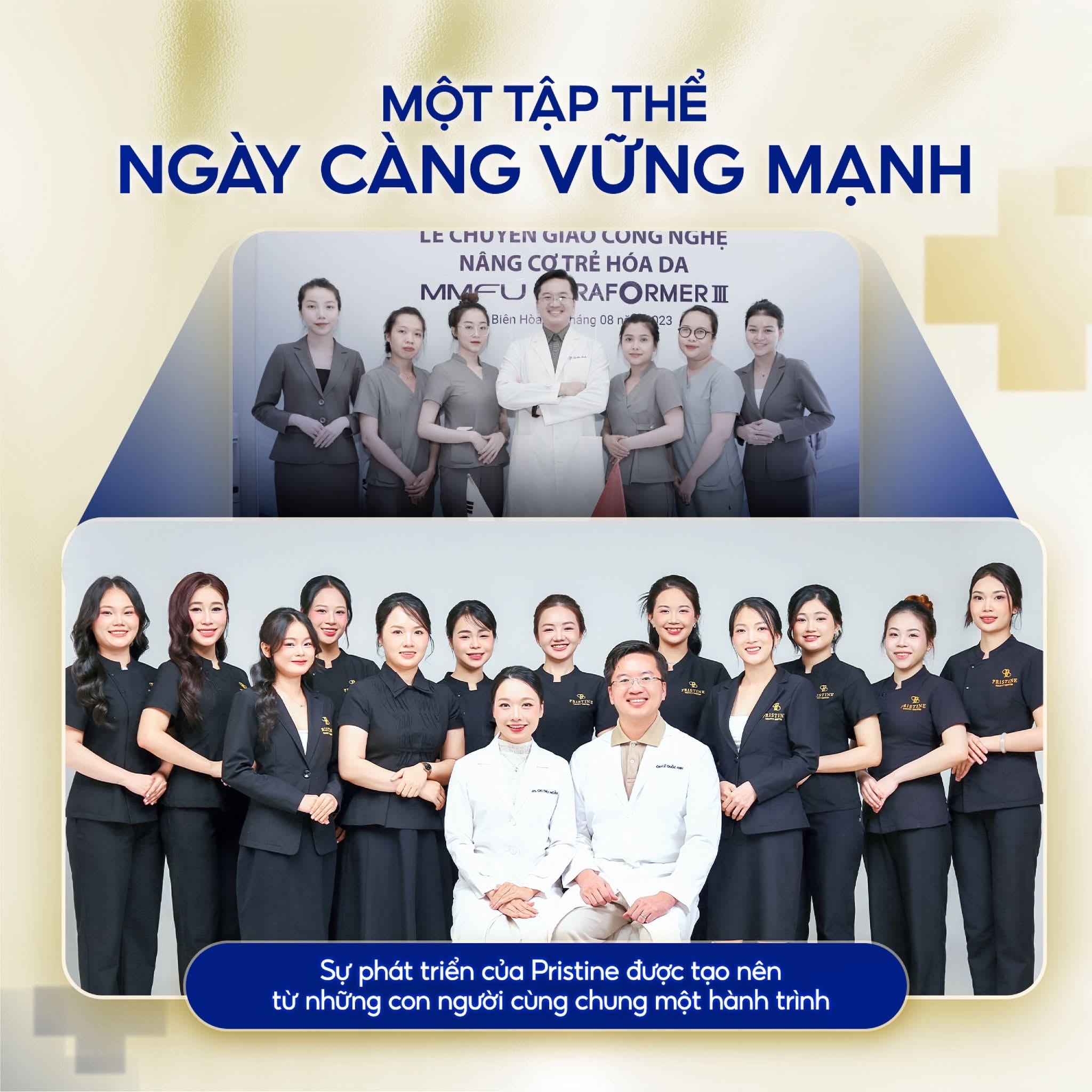 Trẻ hóa da tại Biên Hòa cho khách Việt Kiều - Liệu trình nhanh chóng, an toàn 6 Pristine sở hữu đội ngũ bác sĩ lành nghề, chứng chỉ hành nghề rõ ràng